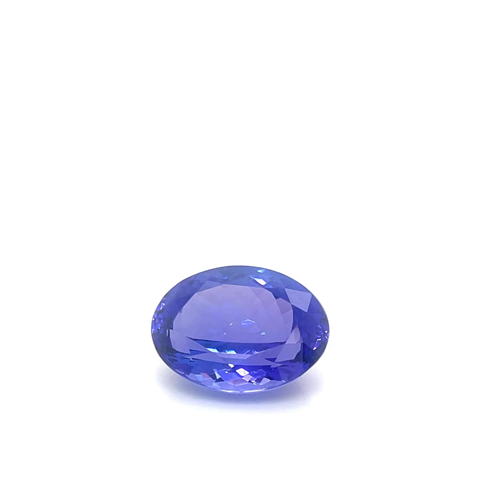 20.4ct AAAA Tanzanite Oval: A Sapphire-Blue Masterpiece (UN-0180)