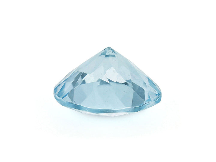 6MM Natural Blue Aquamarine AA Grade Round 0.62 Cts (AROU-127) - Bluestargemstones - - 