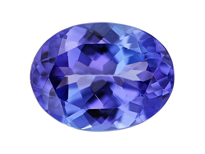 AAAA Natural VIVID Tanzanite 9x11MM Oval 3.72 Cts (TZOV031) - Bluestargemstones - - 