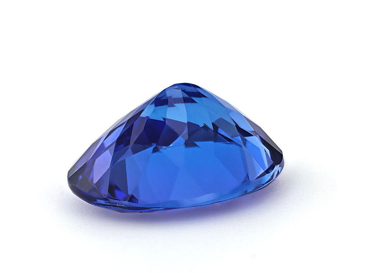 AAAA Natural VIVID Tanzanite 9x11MM Oval 3.77 Cts (TZOV028) - Bluestargemstones - - 