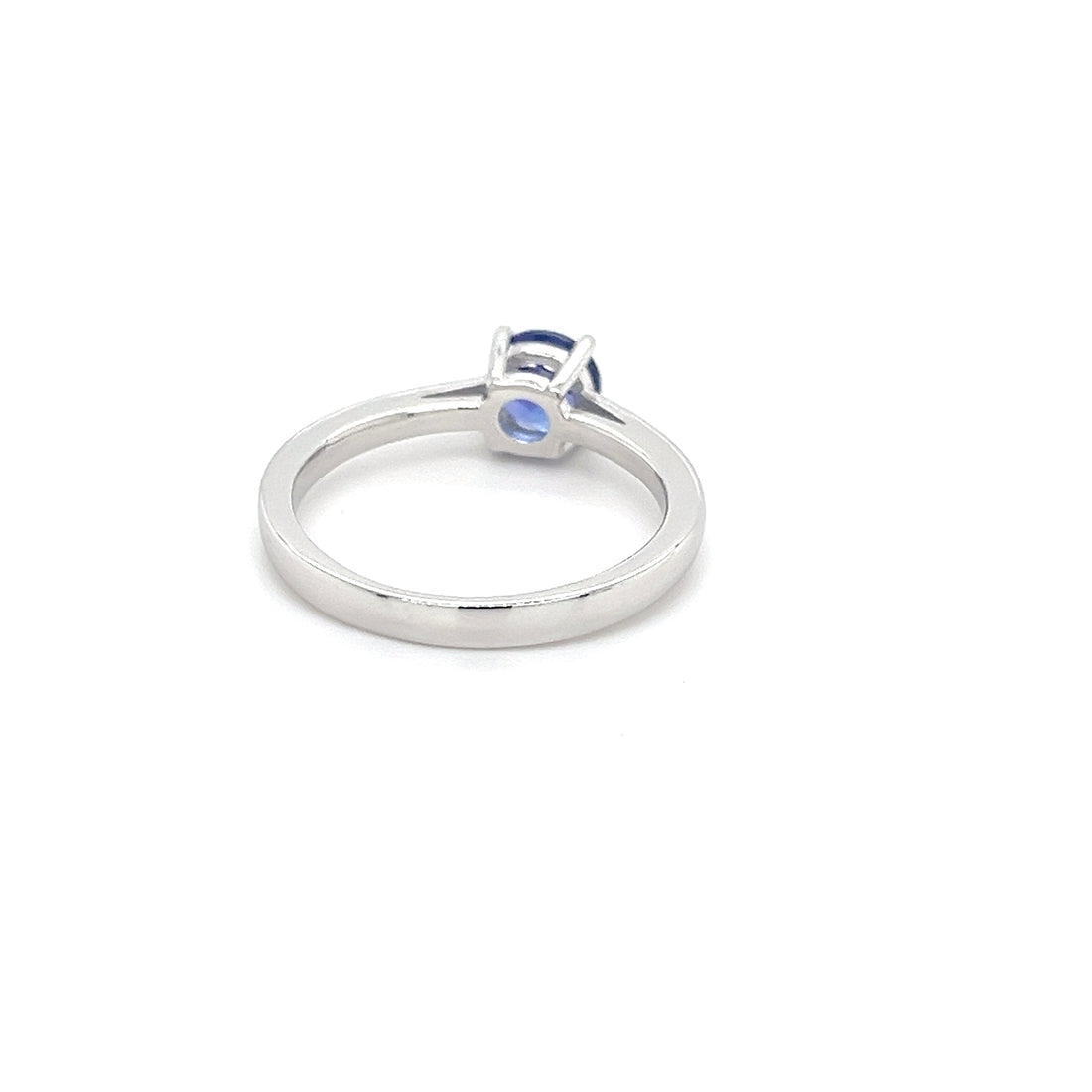 0.89ct Untreated Tanzanite Sterling Silver Ring (PJC17963R)