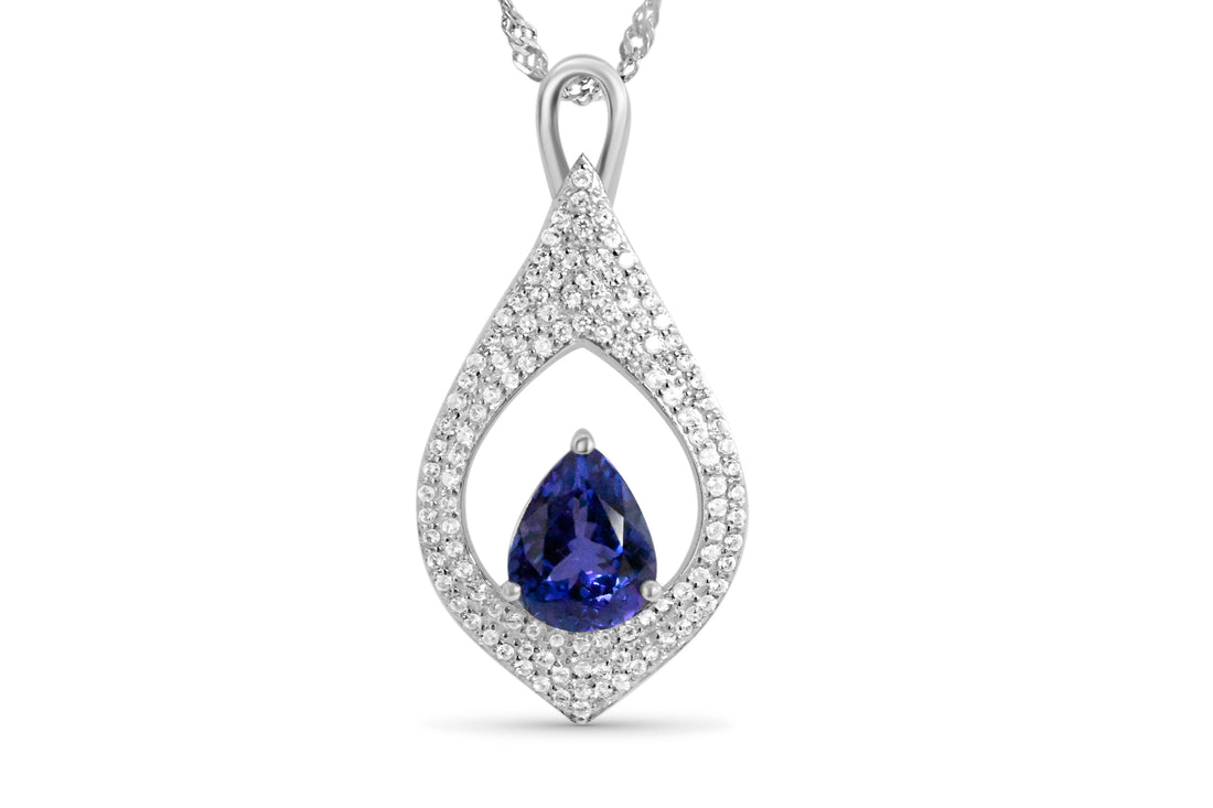 2.3 Carat Tanzanite Pendant: Luxury and Elegance in Every Detail (PJC31662P)